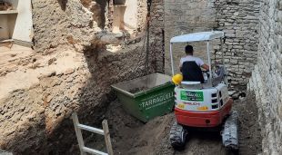 Els treballs a la muralla efectuats aquest estiu