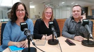 Els corresponsals dels anys 90, Lluïsa Fuente, Carme Martínez i Ramon Iglesias