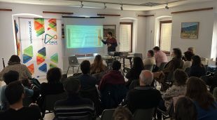 Un moment de la jornada sobre la problemàtica de l'habitatge al Pirineu, celebrada a Martinet