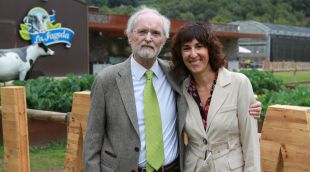 El fundador de la Fageda, Cristóbal Colón i Sílvia Domènech
