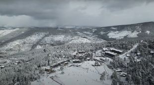 La nevada del passat cap de setmana a la Molina