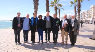 Els guanyadors amb el jurat de la 60a edició dels premis Recvll de Blanes