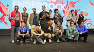 Els artistes premiats a la gala dels Enderrock 2024 celebrada a l'Auditori de Girona