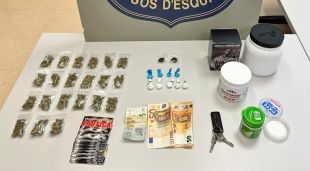La droga intervinguda a Lloret de Mar