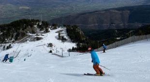 L'estació d'esquí de La Masella, després de l'última de la nevada per Setmana Santa