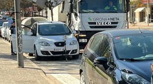 Un radar mòbil instal·lat al carrer Lluis Pericot