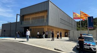 Exterior de la nova comissaria dels Mossos a la Jonquera