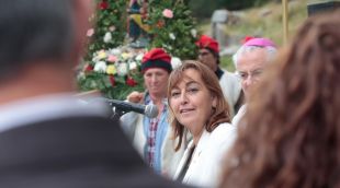 La consellera de Territori, Sílvia Paneque, durant la visita a la Vall de Núria