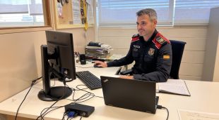 El sotscap de l'Àrea Bàsica Policial de la comissaria de Blanes, David Cabrinety