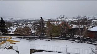Vista de Puigcerdà a primera hora d'aquest matí
