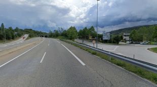 L'A-26 al seu pas per Argelaguer