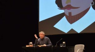 Xavier Albertí en la seva conferència de l'any passat sobre Shakespeare