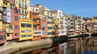 barri, vell, girona
