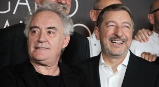 El xef Joan Roca i el xef Ferran Adrià a l'Hotel Grand Hyatt de Barcelona