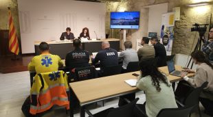 Presentació de les xifres del 112, aquest matí a Girona