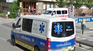 ambulància, olot, hospital
