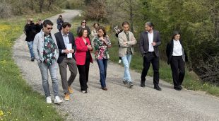 La consellera de Territori, Sílvia Paneque, ha visitat la carretera de Tendrui, al municipi de Tremp