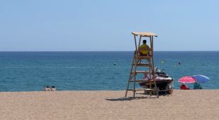 La torre de vigilància aquàtica de la platja de Pals