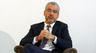 El president d'Aena, Maurici Lucena, avui durant la seva intervenció a les III Jornades d'Economia de S'Agaró