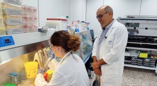 El doctor Ramon Brugada al laboratori