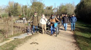 Visita a les hortes de Santa Eugènia durant les jornades Repensem Girona