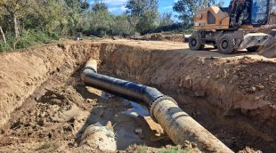 Les obres a Vilanova de la Muga