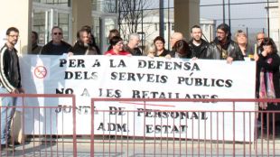 manifestació, setmanal, retallades