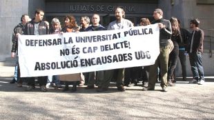 concentració, encausats, UdG