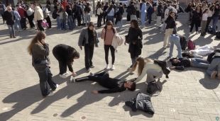 Un instant de l'acte organitzat l'any passat al Parc Bosc de Figueres