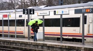 Estació de Maçanet-Massanes, aquest matí