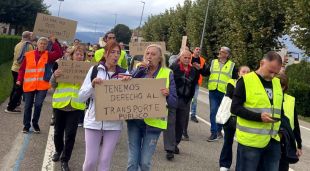 Manifestació per un transport públic que es va fer el passat setembre