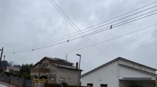 Un dels carrers afectats per la manca de subministrament