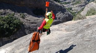 Rescat d'un escalador avui a Arnes