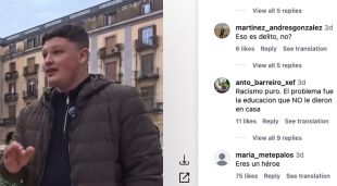 Captura de l'entrevista publicada a xarxes socials