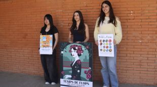 Els tres cartells finalistes de la 71a edició de Temps de Flors amb les seves autores