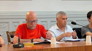Jorge Iglesias i Paco Morillo, avui a l'Ajuntament de Ripoll