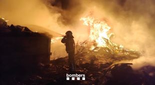 Un Bomber durant una de les actuacions d'aquesta passada nit