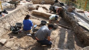 excavació, necròpolis, monestir, Banyoles
