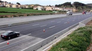asfaltatge, autopista, ap7