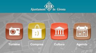 girona, in, app, iphone