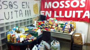 recollida, aliments, retallades, mossos, càritas