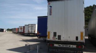 aparcament, camions, jonquera