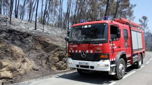 Els efectius de bombers a l'Alt Empordà s'aniran reduint © ACN