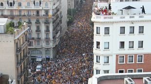 barcelona, manifestació, diada, 2012, independència