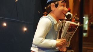 caganer, sort, anxova