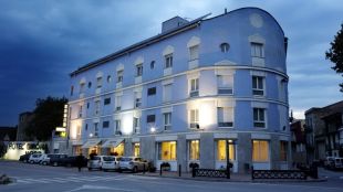 hotel, nord, façana