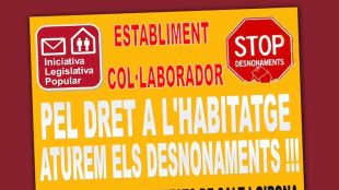 cartell, signatures, desnonaments, comerços