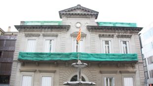 façana, banyoles, obres, balcó