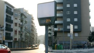 termometre, onada, fred, girona, febrer, 2013