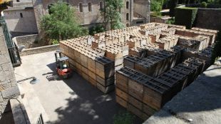 Laberint un dia abans de ser cremat per uns desconeguts © Xevi Bayona